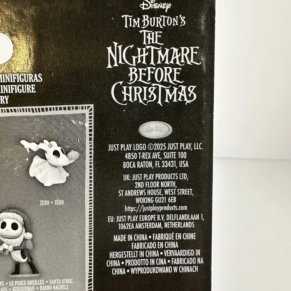 Disney Nightmare Before Christmas Mini Figures Jack Sally Oogie Zero Set